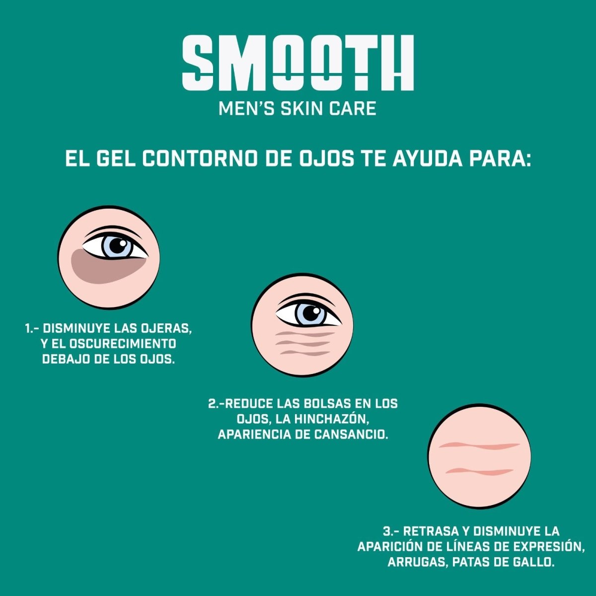 Gel Contorno de ojos Con Colágeno - Smoothmx