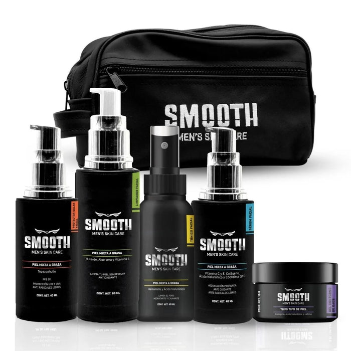 Kit Definitivo Smooth + Bolsa | Piel Mixta/Grasa/Normal - Smoothmx