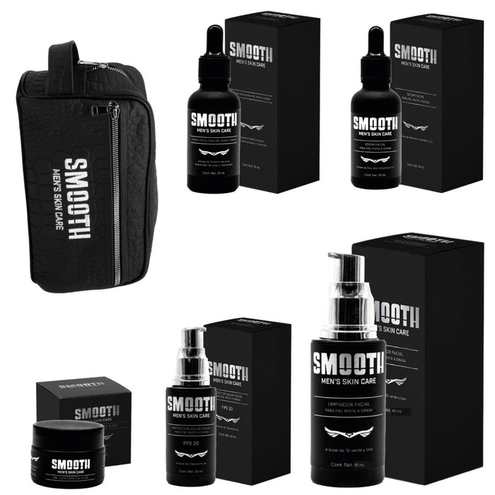 Kit Definitivo Smooth Con Bolsa | Piel Mixta/Grasa/Normal - Smoothmx