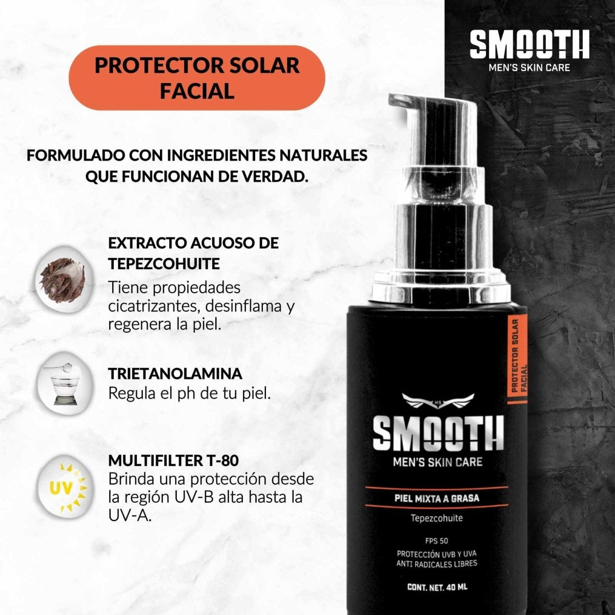 Kit Definitivo Smooth Piel Mixta Grasa o Normal - Smoothmx