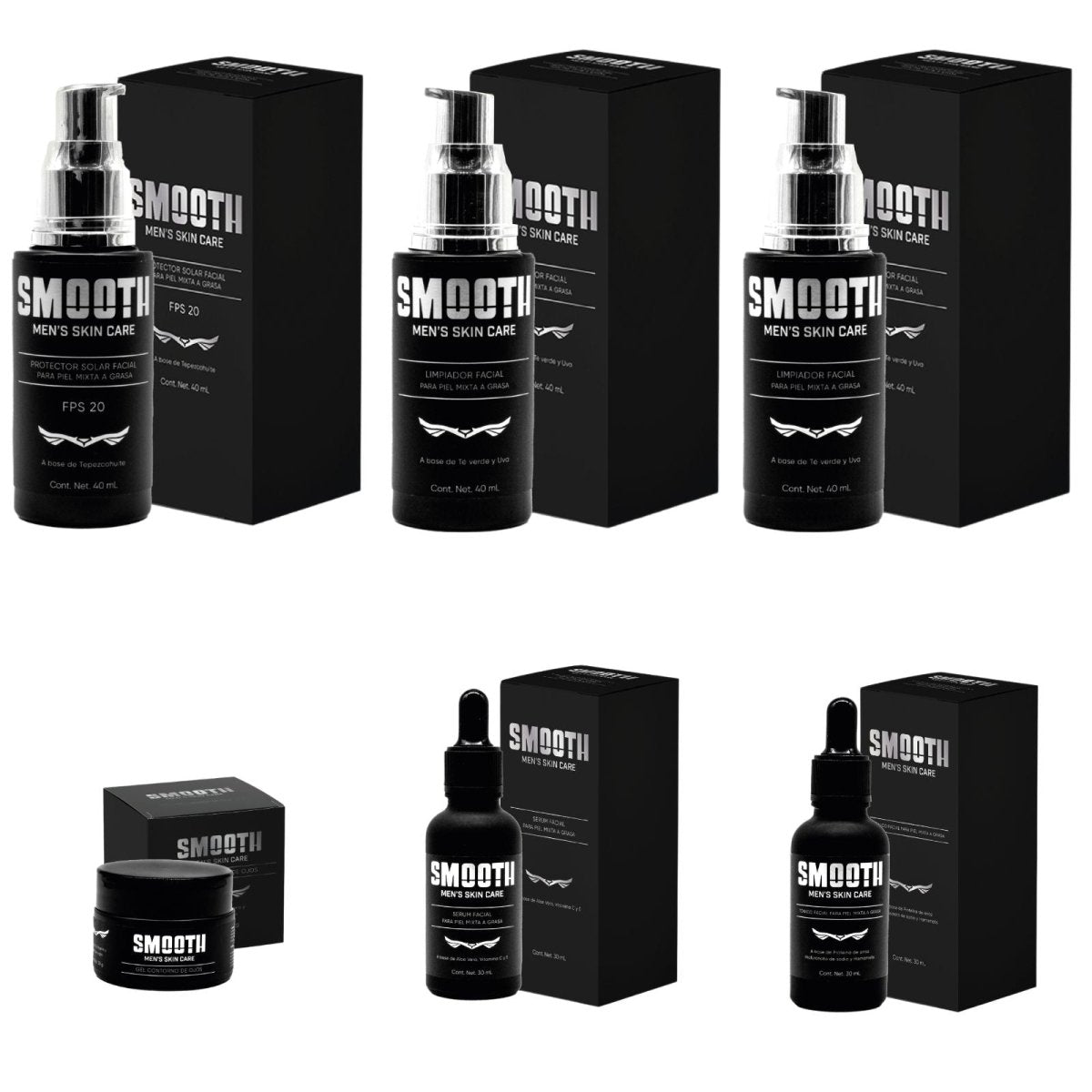 Kit Definitivo Smooth | Piel Mixta/Grasa/Normal - Smoothmx